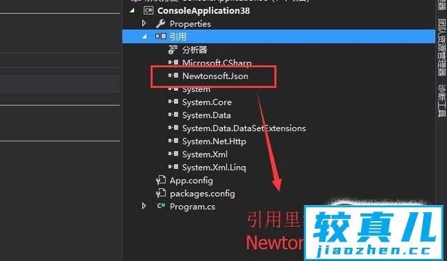 Visual Studio中如何安装使用Newtonsoft Json