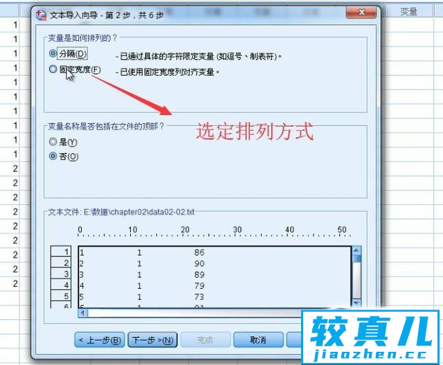 如何在SPSS中导入txt文本数据