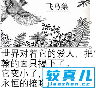 在ppt中如何用文字环绕图片