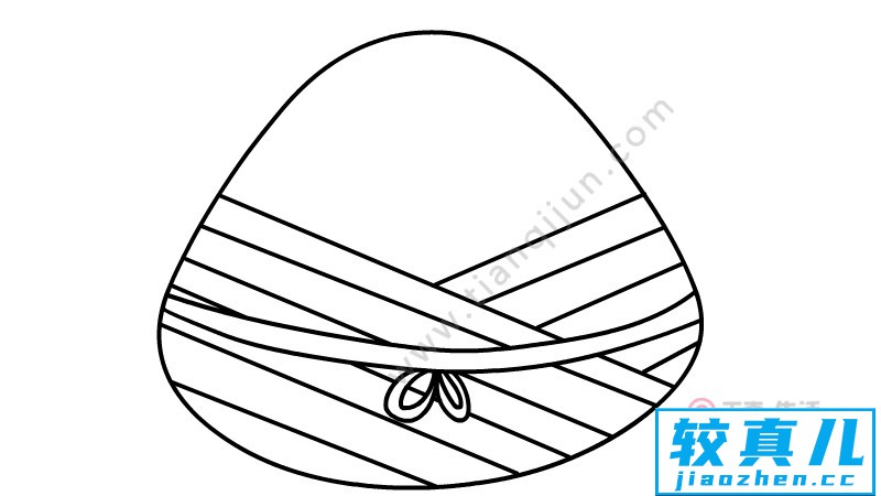 可爱粽子简笔画怎么画  可爱粽子简笔画画法