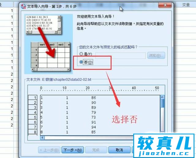 如何在SPSS中导入txt文本数据