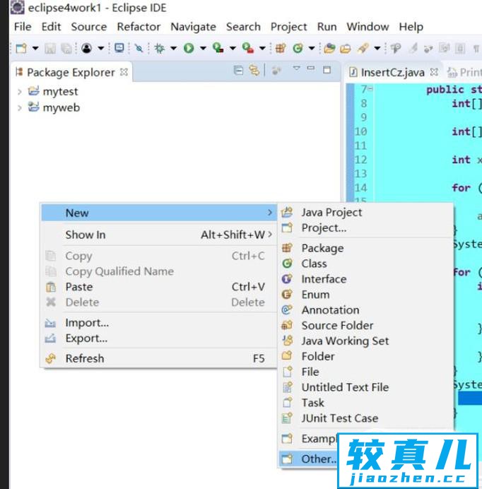 如何在eclipse上创建一个web项目