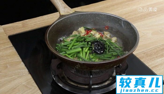 花甲肉炒韭苔的做法 花甲肉炒韭苔怎么做好吃