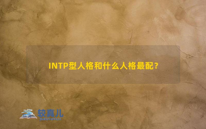 INTP型人格和什么人格最配？