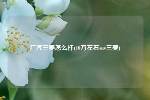 广汽三菱怎么样(10万左右suv三菱)