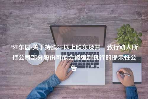 *ST东园:关于持股5%以上股东及其一致行动人所持公司部分股份可能会被强制执行的提示性公告