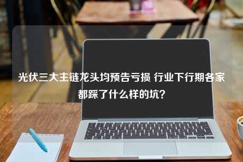 光伏三大主链龙头均预告亏损 行业下行期各家都踩了什么样的坑？